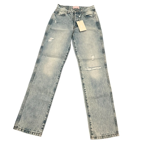 NWT Revice Denim EX-BOYFRIEND B-BOY Blue Denim Jeans Sz. 26 (Actual 28) - Picture 1 of 7